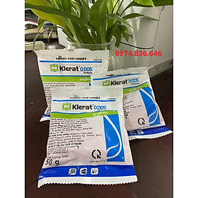 Klerat 0.005 Pellete 50g -Thuốc Diệt Chuột Đơn Liều Thế Hệ Hai