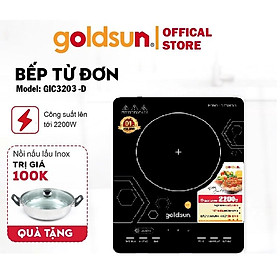 Mua Bếp từ đơn Goldsun GIC3203-D điều khiển cảm ứng  công suất 2200W - Hàng chính hãng