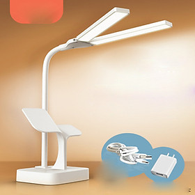 Mua Đèn học  đèn đọc sách LED 550TD3 chống cận để bàn cao cấp Pin 2500mah  3 chế độ sáng  ánh sáng vàng bảo vệ mắt (kèm cục sạc và dây )