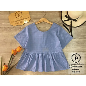 Áo babydoll cột nơ bigsize nữ áo kiểu, thời trang bigsize, thời trang nữ