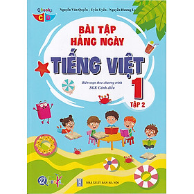 Sách - Bài tập hằng ngày Tiếng Việt 1 tập 2 (Biên soạn theo chương trình sgk Cánh diều)