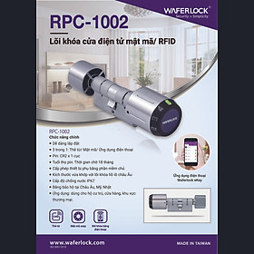Mua RPC1002D Ruột/ Tim Khóa cửa tay gạt điện tử Waferlock mật mã thẻ từ Bluetooth