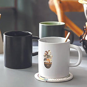 Cốc sứ IN HÌNH Haikyuu - Vua Bóng Chuyền anime chibi