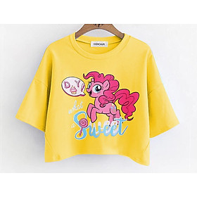Áo thun croptop pony bé gái cực xinh cho bé 10-36kg