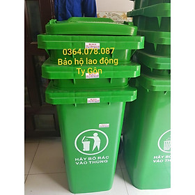 THÙNG RÁC 120L - NHỰA CAO CẤP HDPE