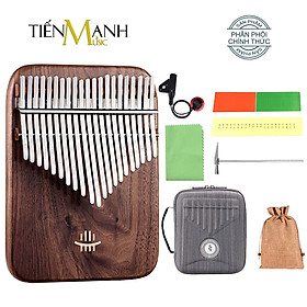 Mua Đàn Kalimba 21 Phím Hluru KY21 - Kèm hộp chống sốc (Gỗ Walnut - Khắc Phím) Hàng Chính Hãng - Kèm Móng Gẩy DreamMaker