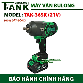 Máy siết bulong tank TAK-36SK hàng khủng thân to pin siêu trâu khẩu 1/2 21V