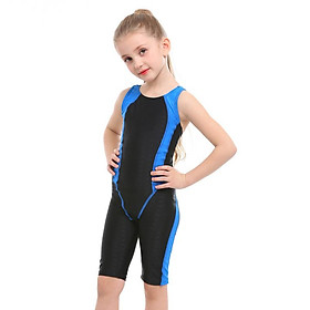 Trẻ Em Đầm Váy Nữ Thể Thao 1 Mảnh Thi Đấu Chuyên Nghiệp Bộ Bơi Cho Bé Gái Đầu Gối Đồ Bơi Nữ Áo Tắm - 3XS