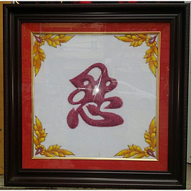 Mua TRANH ĐÁ TỰ NHIÊN CHỮ NHẪN (Hán nôm)