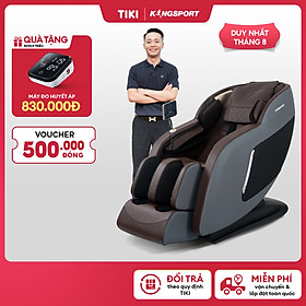 Ghế massage KINGSPORT G91 cao cấp con lăn 3D với 8 bài tập, chế độ quét cơ thể thông minh, túi khí massage chân cao