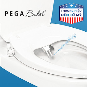 Nắp bồn cầu thông minh PEGA Bidet S300, 2 vòi phun, có vòi vệ sinh dành riêng cho phụ nữ, không dùng điện, hoạt động bằng áp lực nước - Thương Hiệu Mỹ