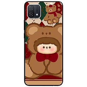 Ốp lưng dành cho Oppo A16K - Oppo A36 / A76 - Oppo Reno 7z 5G - Búp Bê Gấu Đỏ