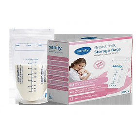 Máy Hút Sữa Điện Đôi Sanity AP-5316 - tặng kèm Bộ 30 túi trữ sữa Sanity 210ml