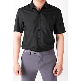 Áo Sơ Mi Nam KOJIBA Ngắn Tay, Công Sở, Đơn Giản, Chất Liệu Cao Cấp