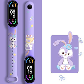 Mua Dây Đeo Thay Thế Dành Cho Vòng Đeo Tay Thông Minh Xiaomi MiBand 5/ Miband 6 Cartoon - Hàng chính hãng