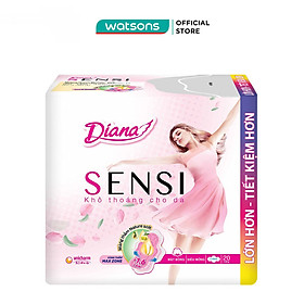 Băng Vệ Sinh Diana Sensi Siêu Mỏng Cánh Gói Lớn- 20