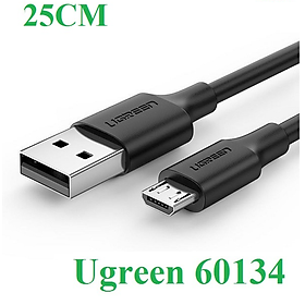 Cáp sạc USB 2.0 sang micro USB dài 25cm Ugreen 60134 - Hàng chính hãng