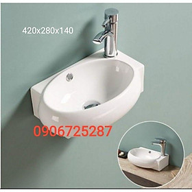 Mua Chậu Lavabo Góc nhỏ  Lavabo y tế  Lavabo Góc mini đặt bàn hoặc treo tường