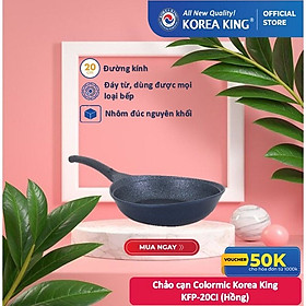 Chảo cạn Colormic Korea King KFP-20CI (size 20cm) - Hàng chính hãng