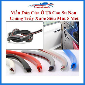 Viền Dán Cánh Cửa Cao Su Non Chống Va Chạm Trầy Xước 5M Siêu Mút