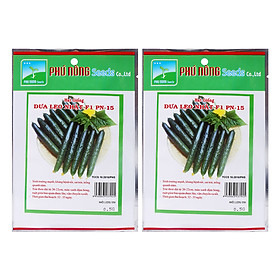 Mua Bộ 2 Gói Hạt Giống Dưa Leo Nhật F1 PN-15 Phú Nông (0.5g / Gói)