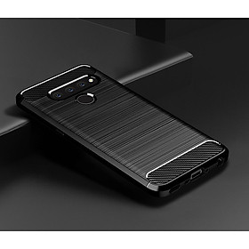 Ốp lưng chống sốc Vân Sợi Carbon cho LG V50 ThinQ