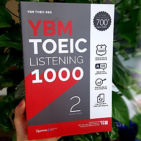 Hình ảnh Sách - YBM TOEIC Listening 1000 Vol 2 (Tái Bản 2023) 259K