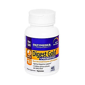 Enzymedica, Digest Gold + PROBIOTICS, Digestive Aid for Maximum Relief, Vegetarian, Gluten Free, Non-GMO, 180 Capsules (180 Servings) (FFP)