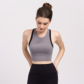 Áo tập Yoga Gym Croptop cho nữ Hibi Sports Mã CR805 có mút nâng ngực bên trong
