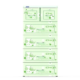 Tủ Tabi Duy Tân 5 Ngăn Lá No.H159/5 ( 60 x 48 x 124 cm ) - Họa tiết ngẫu nhiên