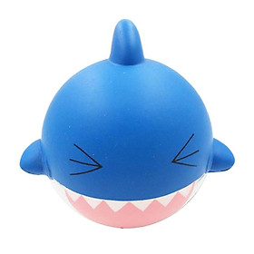New Squishy Soft Slow Rising Squishes Toys TPR Stress Relief Shark Toy