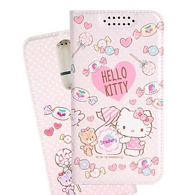 Ốp điện thoại da dạng đứng Hello Kitty OPPO R17 Pro dòng so sweet - hình kẹo dẻo