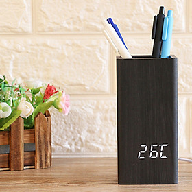 Mua Hộp đựng bút có đồng hồ báo thức nhiệt độ - L0010