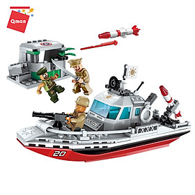 Đồ chơi xếp hình, lắp ráp lego Qman 1720 - Cuộc xung đột bờ biển 235 mảnh