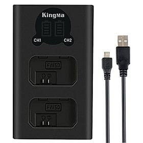 Pin sạc Kingma Ver 2 cho Sony NP-FW50, Hàng chính hãng