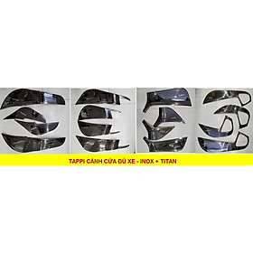 Bộ ốp tapli cánh cửa xe dành cho HONDA CITY 2017-2020 mẫu titan