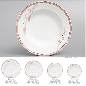 Mua Đĩa sứ sâu Hoa 1012 Hàng Việt Nam cao cấp