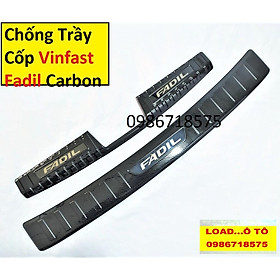 Chống Trầy Cốp Trong, Ngoài Carbon Xe Vinfast Fadil 2022-2019 Mẫu Carbon Cao Cấp