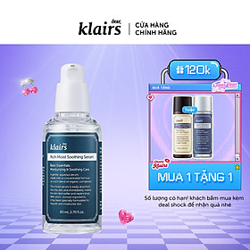 Tinh chất dưỡng da Dear, Klairs Rich Moist Soothing Serum 80ml