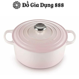 Nồi Gang Le Creuset Brater Rund Evo 24cm Shel Pink, Nồi Gang Đức, Chất Liệu Gang Thép Cao Cấp, Phù Hợp Với Mọi Bếp, Nhập Khẩu Pháp, Hàng Chính Hãng