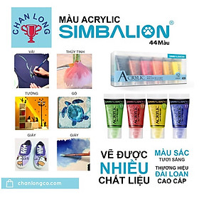 MÀU ACRYLIC SIMBALION NHŨ -DẠ QUANG PHÁT SÁNG 30ML