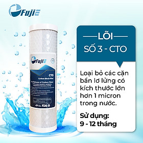 Mua Lõi Lọc Nước RO FujiE CTO Số 3 - 10 Inch - Hàng Chính Hãng