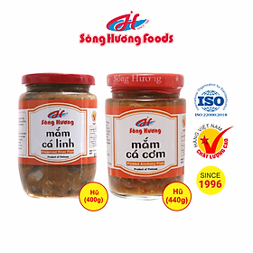 Combo 1 Hũ Mắm Cá Linh 400g + 1 Hũ Mắm Cá Cơm 440g Sông Hương Foods