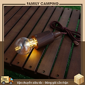 Đèn cắm trại di động ngoài trời Đèn chiếu sáng cổ điển LED dây kéo trang trí chống thấm nước