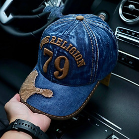 Nón kết, mũ lưỡi trai Ông Địa đàn 79 phối vải jeans form đẹp thời trang đường phố