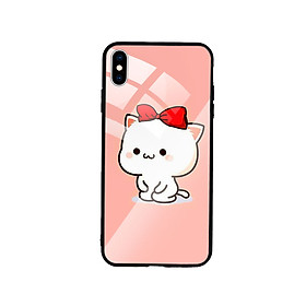Ốp Lưng Kính Cường Lực cho điện thoại Iphone Xs Max - Cute