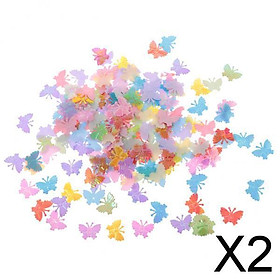 2x1 Bag Butterfly Confetti Sprinkles Table Scatters Wedding Accessories Multi