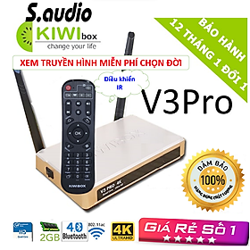 Mua Tivibox Kiwibox V3 Pro Ram 2GB  Hỗ trợ Bluetooth 4.0 - Hàng chính hãng