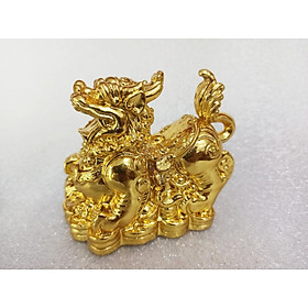 Mua  Miễn ship 100% Tỳ hưu đồng dát vàng  tỳ hưu như ý bằng đồng dát vàng