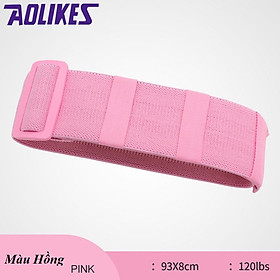 DÂY KHÁNG LỰC TẬP MÔNG ĐÙI CÓ KHÓA ĐIỀU CHỈNH 120IB,Dây Miniband, Đàn Hồi Kháng Lực Tập Mông Aolikes Tự Do Điều Chỉnh Chu Vi 
